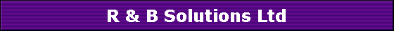 R & B Solutions Ltd