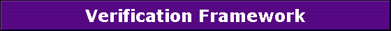 Verification Framework